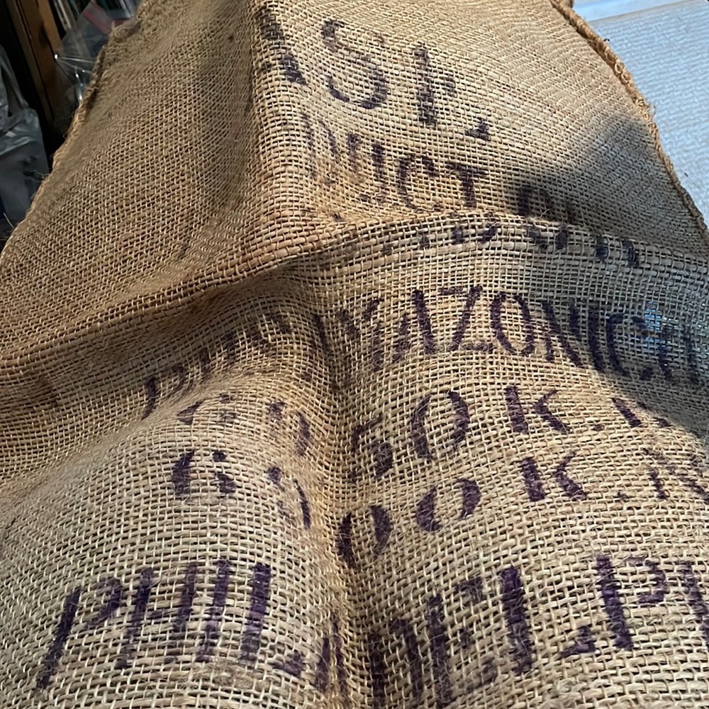 VINTAGE BURLAP BAGS ASI PHILADELPHIA